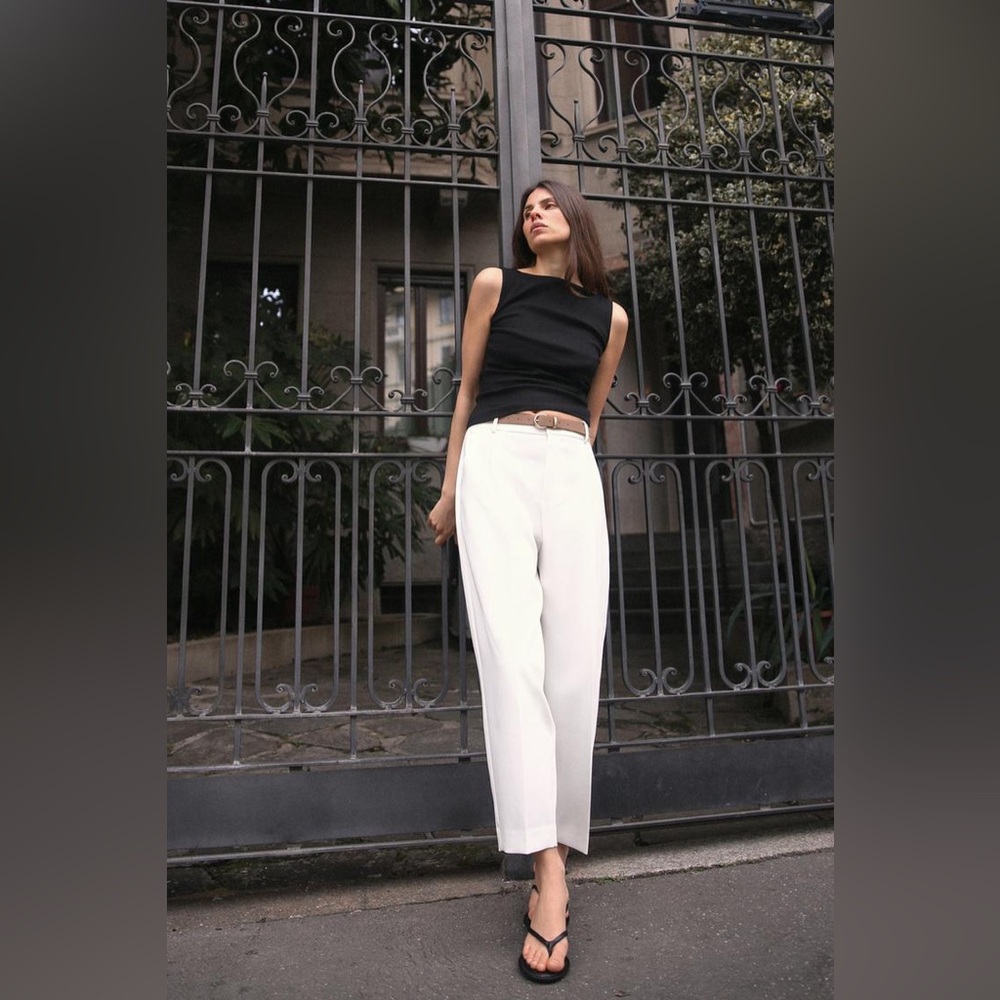 ZARA TROUSERS WITH BELT